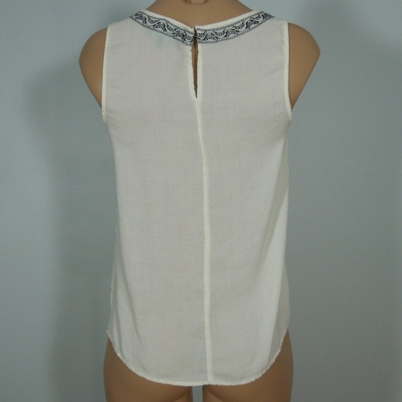 Cynthia Rowley Intricate Thread Pattern Tank Top - Picture 4 of 5